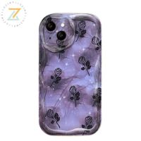 เคส VIVO Y27 Y36 Y35 Y22 T1 Y02 5G Y21 Y21T Y33T T1X Y12S Y16 Y21S Y15S Y01 Y21A Y11 Y12 Y15 Y20 Y30 Y12A Y20S Y72 Y76 Y91C Y1S ท้องฟ้าเต็มไปด้วยดวงดาวสีดำกุหลาบบานเคสโทรศัพท์ซิลิโคน