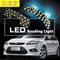 [ANYA Auto Parts] 12V 1/3ชิ้น LED ไฟอ่านภายในโคมไฟทรงโดมแผนที่หลังคาสำหรับ Ford Ecosport/โฟกัส2 MK2 2007-2015