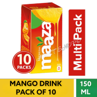 Maaza Juice - Mango Refresh 150 ml (PACK OF 10)