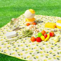 Picnic Mat Waterproof Moisture-proof Camping Mat Oxford Cloth Outdoor Portable Folding Check Pattern Beach Blanket Sleeping Pads