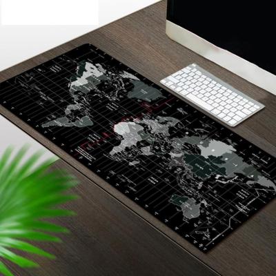 Gaming Mouse Pad New World Map Large Mousepad Gamer Accessories XXL Anti-slip Natural Rubber PC Computer Keyboard Desk Mat Basic Keyboards
