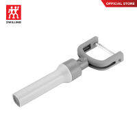 ZWILLING ที่ปอกสแตนเลส ด้ามจับพลาสติก 2-in-1 สีเทา N36610006