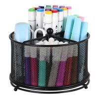 360 Degree Rotating Pen Holder Manager, Storage Manager (with 4 Compartments)