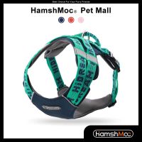 HamshMoc สายจูงสุนัขปรับได้,สายรัดสัตว์เลี้ยงบุนิ่มสายสะท้อนแสงพร้อมมือจับควบคุมง่ายสำหรับสุนัขขนาดใหญ่และขนาดกลาง