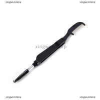 xingwendanp 1PC dual Purpose Double HEAD สแตนเลสหวีขนตาคิ้วแปรงแต่งหน้าเครื่องมือ