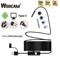 【COOL】 WSDCAM กล้องโบร์สโคป6LED IP67กันน้ำกล้องวิดีโอขนาดเล็ก USB 7มม. กล้องตรวจความสะอาดฟัน Macbook PC