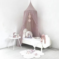 Baby Bed Canopy Curtains Kids Bed Tent Princess Girls Play Tent House Hanging Tent Round Hung Dome Children Room Dossel Baby