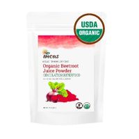 สินค้านำเข้า? Incas Organic Beetroot Juice Powder ผงน้ำบีทรูทอินทรีย์ Incas