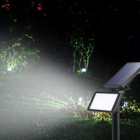 ♕ Licer Led Solar Garden Light Lawn Lamp Yard Lamp 3 Modes 48 Leds Waterproof Outdoor Wall Lamp Solar Spotlight