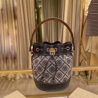 Ready Stock TB BAG Genuine leather womens bag new canvas shoulder crossbody bucket bag printed mini bag