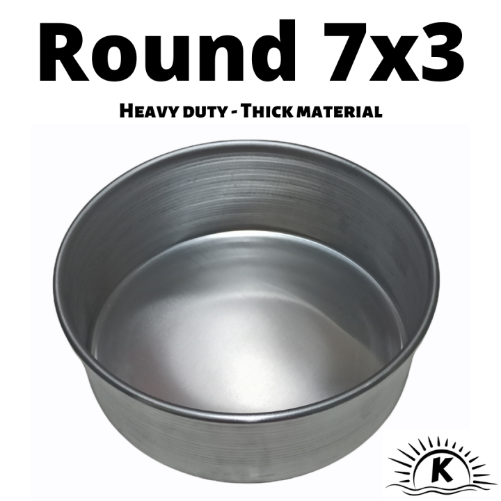 Round Baking Pan 7x3 / SEVENXTHREE / Cake Pan / Round Pan Lazada PH