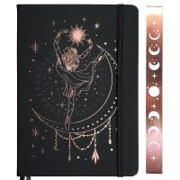 My Girl Dance 180GSM Bamboo Paper Bullet Dotted Journal Dot Grid Notebook ROSE GOLD Edges And Engrave MOONS BUJO Lovers Note Books Pads