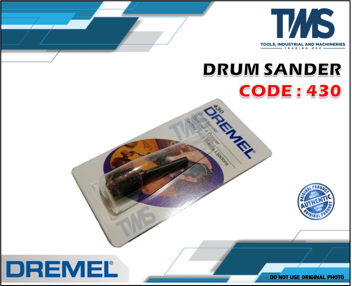 DREMEL 430 Drum Sanding Mandrel / Sanding Band 60grit 1/4" / Authentic DREMEL Accessory for