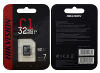 HIKVISION MicroSD CARD คุณภาพสูง สำหรับ CCTV  ขนาด 32GB HIKVISION MicroSD Card C1 Series : 32 GB / 64 GB / 128 GB (Class 10)
