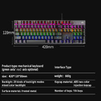 SHUIZHIXIN K1แบบมีสายคีย์บอร์ดและเมาส์ Combo Gaming Set RGB 104คีย์สำหรับเดสก์ท็อปแล็ปท็อปคอมพิวเตอร์ Gamer ขายร้อน