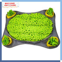 Pet Dog Snuffle Mat Anti-Slip ส่งเสริมทักษะการจับเหยื่อตามธรรมชาติ Sniff Training Mat สำหรับบรรเทาความเครียดความวิตกกังวล