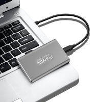 Zesc007 2.5นิ้ว500GB/1 Tb/ 2 Tb/ 4 Tb/ 30TB SSD ภายนอกความเร็วสูงความจุขนาดใหญ่กันน้ำกันกระแทกอินเตอร์เฟซ Type-C USB 3.0โทรศัพท์มือถือสถานะดิสก์ไดรฟ์สำหรับแล็ปท็อปมือถือสถานะของแข็ง