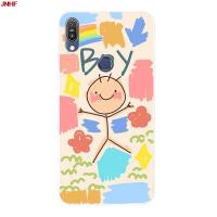 JNHF เคส TPU ซิลิคอนนุ่มรูปแบบน่ารักเคสสำหรับอัสซุส Zenfone Max Pro ZB601KL M1 ZB602KL TOZBB เคสโทรศัพท์