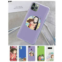 T-9 Anime Spirited Away โปร่งใส อ่อนนุ่ม ซิลิโคน TPU เคสโทรศัพท์ หรับ iPhone 13 14 G9 Moto 12 G8 Play Mini SE Power Max Plus Pro