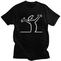Cool La Linea Cartoon T Shirts Men Short Sleeve Animated Comedy T shirt Graphic Tee Pure Cotton Oversized Tshirt Gift XS-6XL