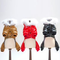 【cw】 Clothes Autumn and Winter New Warm Thick Solid Color Snow Four-Leg Cotton-Padded Coat Clothing Factory Direct Sales ！