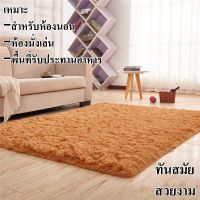 Minic-พรม พรมขนนุ่ม ขนนิ่ม พรมนุ่ม พพรมขนยาวนุ่ม ขนาด 80 x 120 ซม พรมผ้าปูพื้น พรมปูพื้นห้องนั่งเล่นมินิมอล พรมปูพื้น ตกแต่งบ้าน พรมปูพื้นกันลื่น