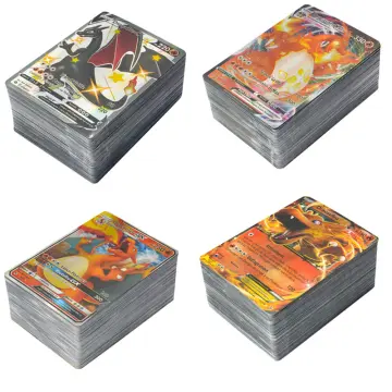 50-100Pcs Card Spanish French 100VMAX 200 GX Best Selling Children Battle  Desktop Game Tag Team Shining Vmax