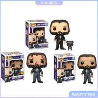 Funko POP! ฟิกเกอร์ John Wick - John Wick 387 John In Black Suit with Dog Buddy 580 ของเล่นสําหรับเด็ก