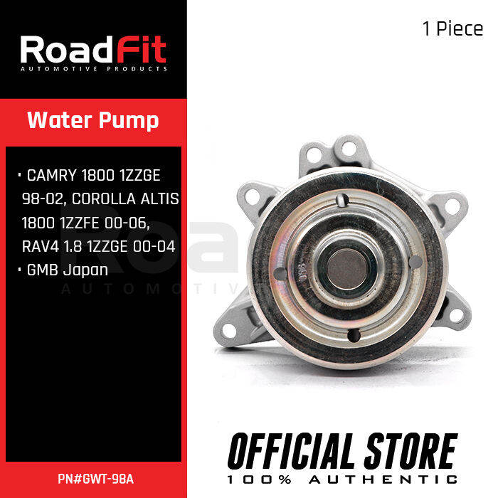 GMB GWT-98A Water Pump for Toyota CAMRY 1.8 1ZZGE 98-02, COROLLA