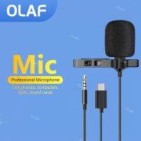 3.5mm Mini Lavalier Microphone Metal Clip Lapel Mic for Mobile Phone PC Laptop Wired Mikrofo/Microfon for Speaking Vocal Audio