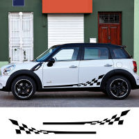 ด้านข้างกระโปรงรถ Decals สติกเกอร์สำหรับ MINI Cooper S One JCW Countryman Clubman F54 F55 F56 F60 R55 R60 R61รถอุปกรณ์เสริม