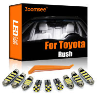 Zoomsee ภายใน LED สำหรับ Toyota Rush F700 F800 F850 2006-2017 2018 2019 2020 2021 Canbus รถหลอดไฟโดมอ่านหนังสือไม่มีข้อผิดพลาด