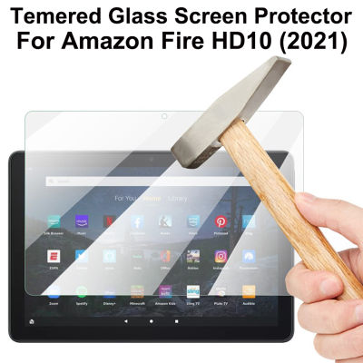 สำหรับ Amazon Fire HD10 2021 HD 10กระจกเทมเปอร์ปกป้องหน้าจอ