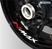 ✢☼ New Motorcycle reflective sticker wheel custom decorative stickers suitable for YAMAHA NMAX n max moto Accessories stickers