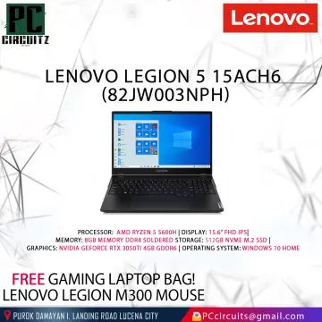  Lenovo Legion 5 15.6 165Hz Gaming Laptop AMD Ryzen 7-5800H  16GB RAM 1TB SSD RTX 3050 Ti 4GB GDDR6 : Electrónica