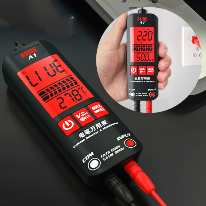 A1 Voltage Tester Detector Multimeter Color Display NonContact