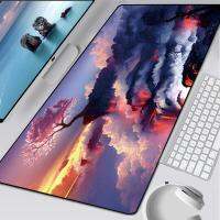 [HOT ZEXKLIOALQAQ 529] XXL Great Wave Off Mouse Pad Art ขนาดใหญ่ Overlock Edge Mat ยางความเร็ว PC คอมพิวเตอร์ Gaming Mousepad กันน้ำโต๊ะคีย์บอร์ด Mat