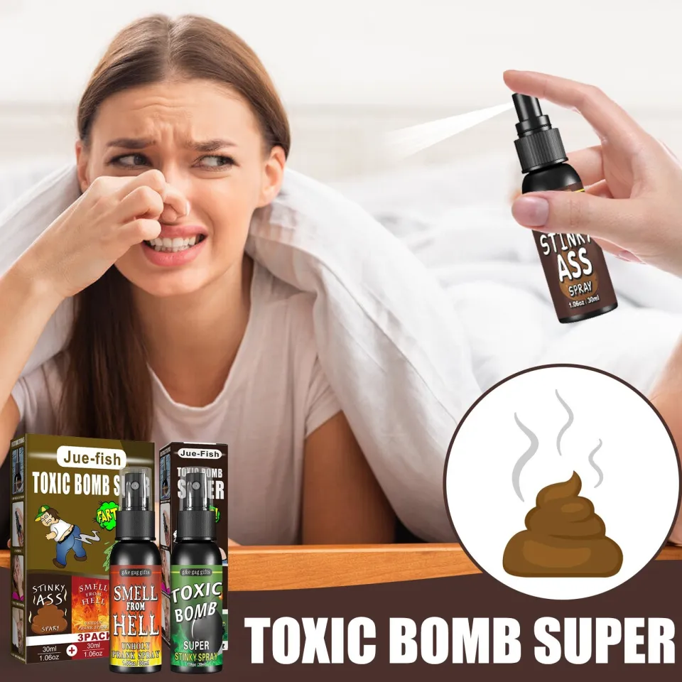 Novelties Liquid Fart Gag Prank Joke Spray Can Stink Bomb Smelly Stinky Gas  30ML