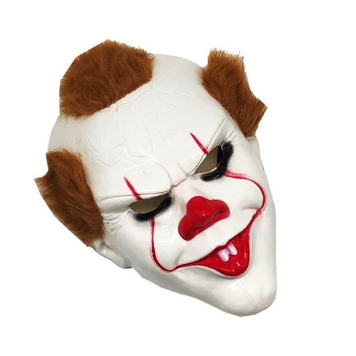 EXISTE Scary Full Face Pennywise Helmet Stephen King Party Supplies ...