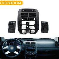 New prodects coming Black Dashboard Air Vent conditioner For VW Polo Sedan 4 9N3 Vento 2002 2003-2010 6Q0858069 Card slot Cup holder Debis box