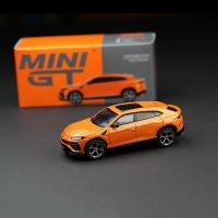 MINIGT 1:64ตราชั่ง Lamborghini Urus โมเดลรถโลหะผสมรถดายแคสต์และของเล่นแฟนคลับผู้ใหญ่ของสะสมของขวัญของที่ระลึก