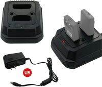 FTN6575A Dual Pocket Desktop Charger สำหรับ MOTOROLA TETRA วิทยุ MTP850 MTP850S CEP400 MTP830S MTP800