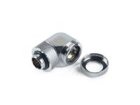 Bitspower Silver Shining Enhance Rotary G1/4" 90-Degree Multi-Link Adapter For OD 14MM