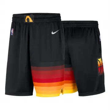 Utah Jazz Nike 2020/21 City Edition Swingman Shorts - Black