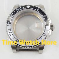 40Mm Waterproof Sapphire Glass Watch Case White Black Ceramic Bezel 316L Stainless Steel Fit 3804 Miyota 8215 ETA 2836 Movement