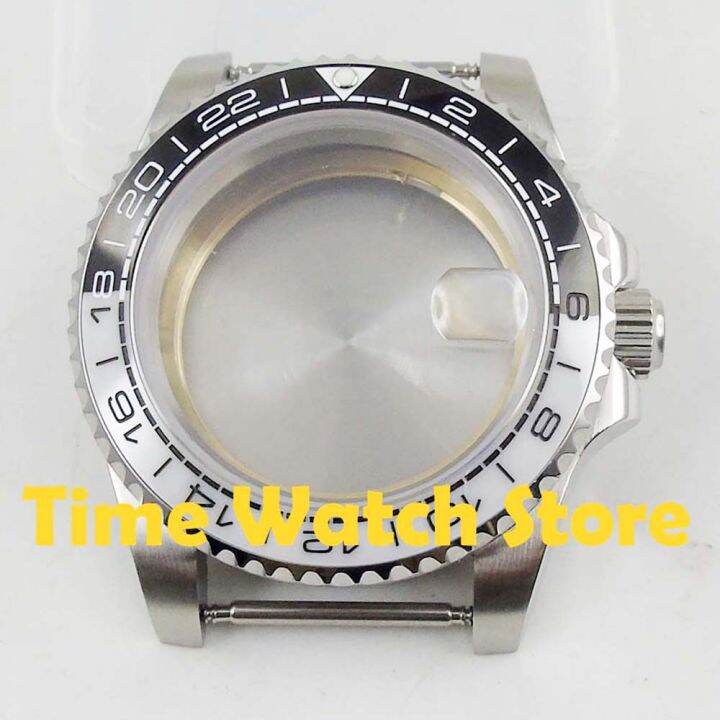 40mm-waterproof-sapphire-glass-watch-case-white-black-ceramic-bezel-316l-stainless-steel-fit-3804-miyota-8215-eta-2836-movement