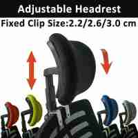 Adjustable Heightened Extended Headrest Office Chair Swivel Lifting Computer Chair Neck Protection Pillow Soft Sponge For Office