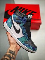 [First Fashion] 【พร้อมส่งของแท้?/ รุ่นนี่ใส่ตรงไซส NIKE Air Jordan 1 High OG Tie-Dye แฟชั่น รองเท้ากีฬา（สินค้าพร้อมกล่อง อุปกรณ์ครบ จัดส่งฟรี）