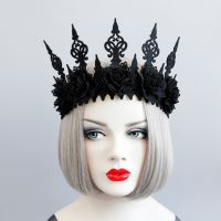 【FCL】♙ Gothic Demon Evil Headband Costume Day of the Dead Headwear for