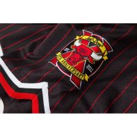 Just don black stripe Chicago Bull high street Mesh Shorts